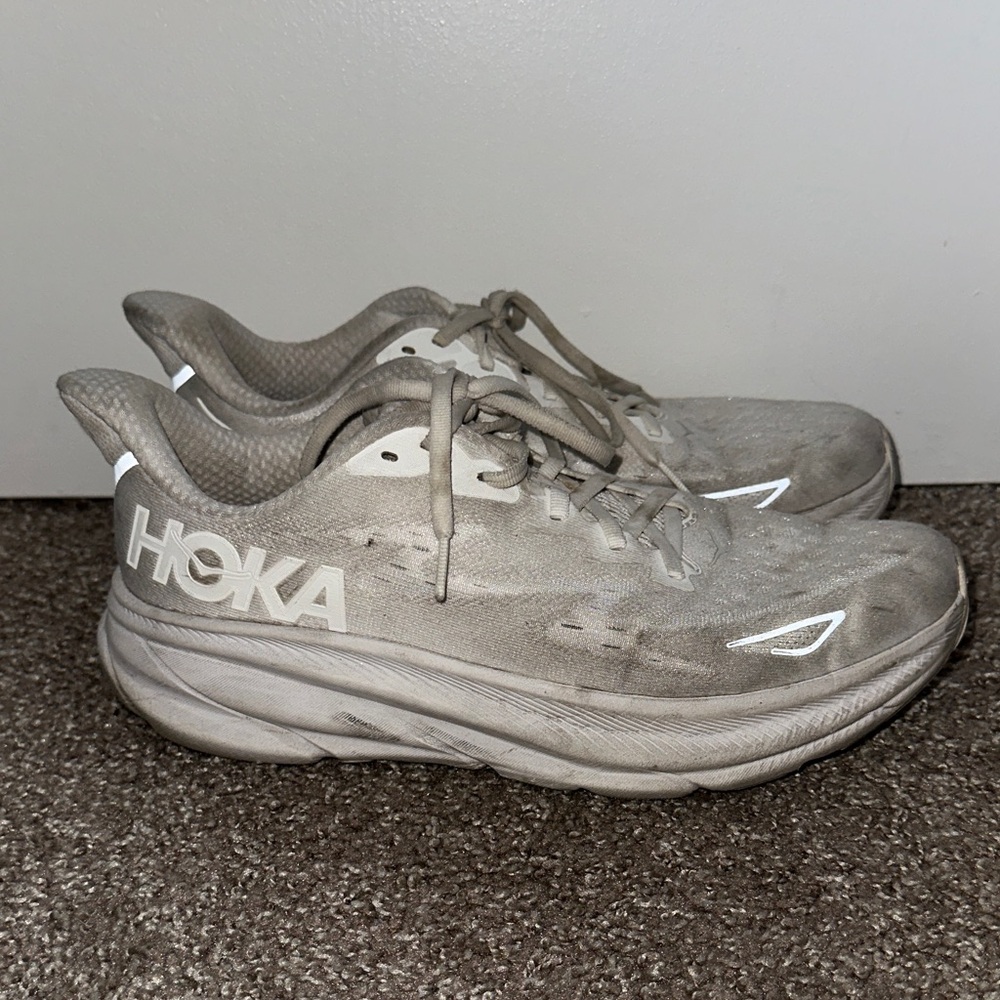 Hoka White Athletic Shoes